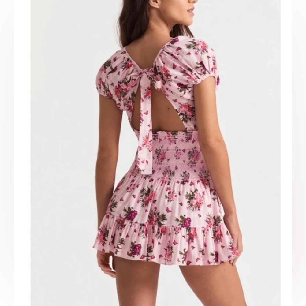 LOVESHACKFANCY Mini Floral Dress XS